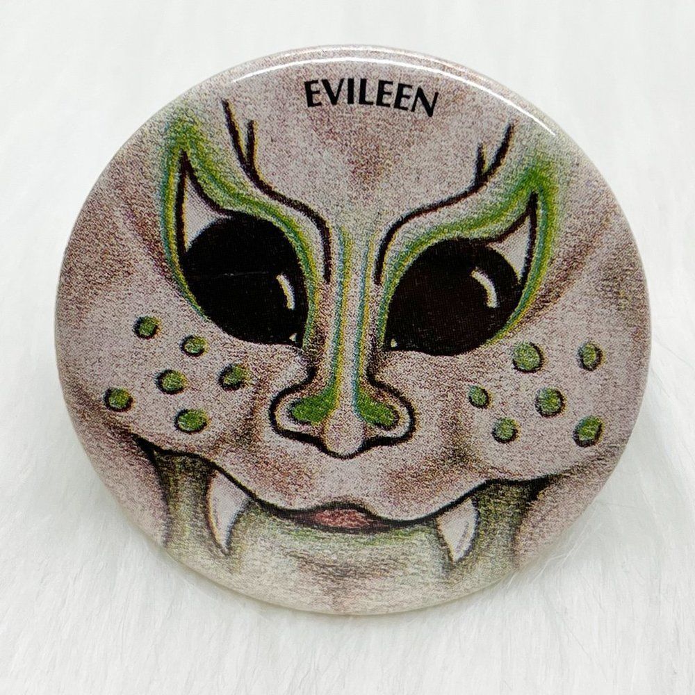 🔮‎ 5/$25 80's Vintage Horror Monster Goulie Evileen Pin